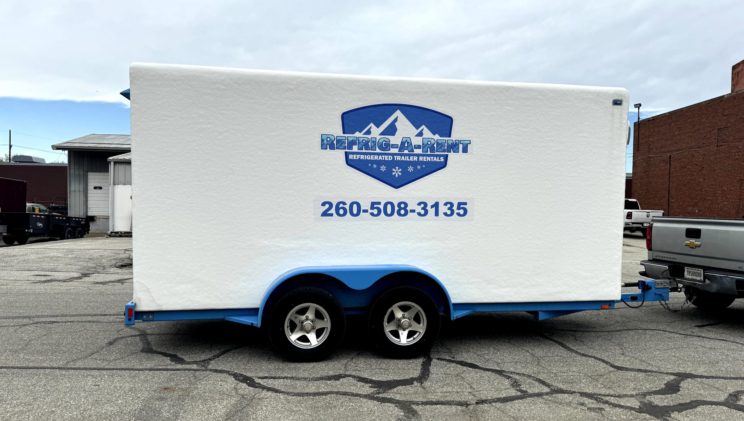 refrigerated trailer for events