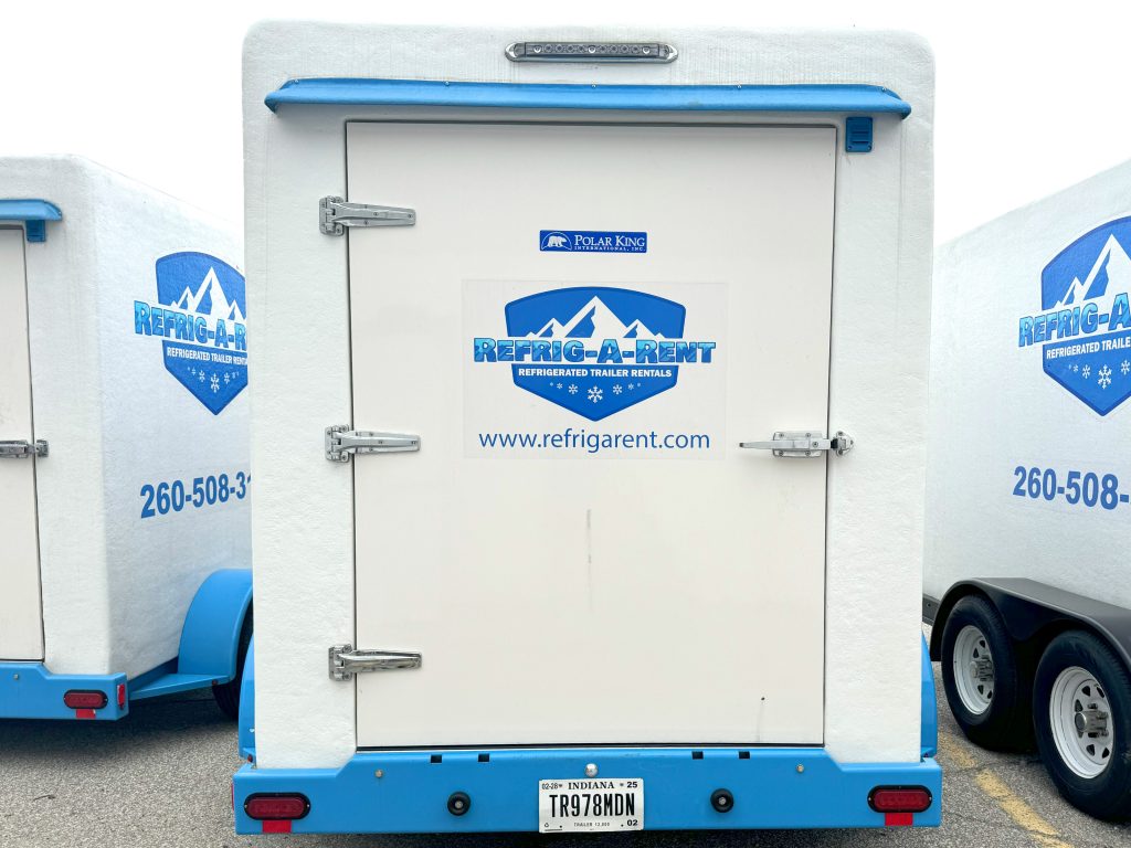 small refrigerated trailers for rent