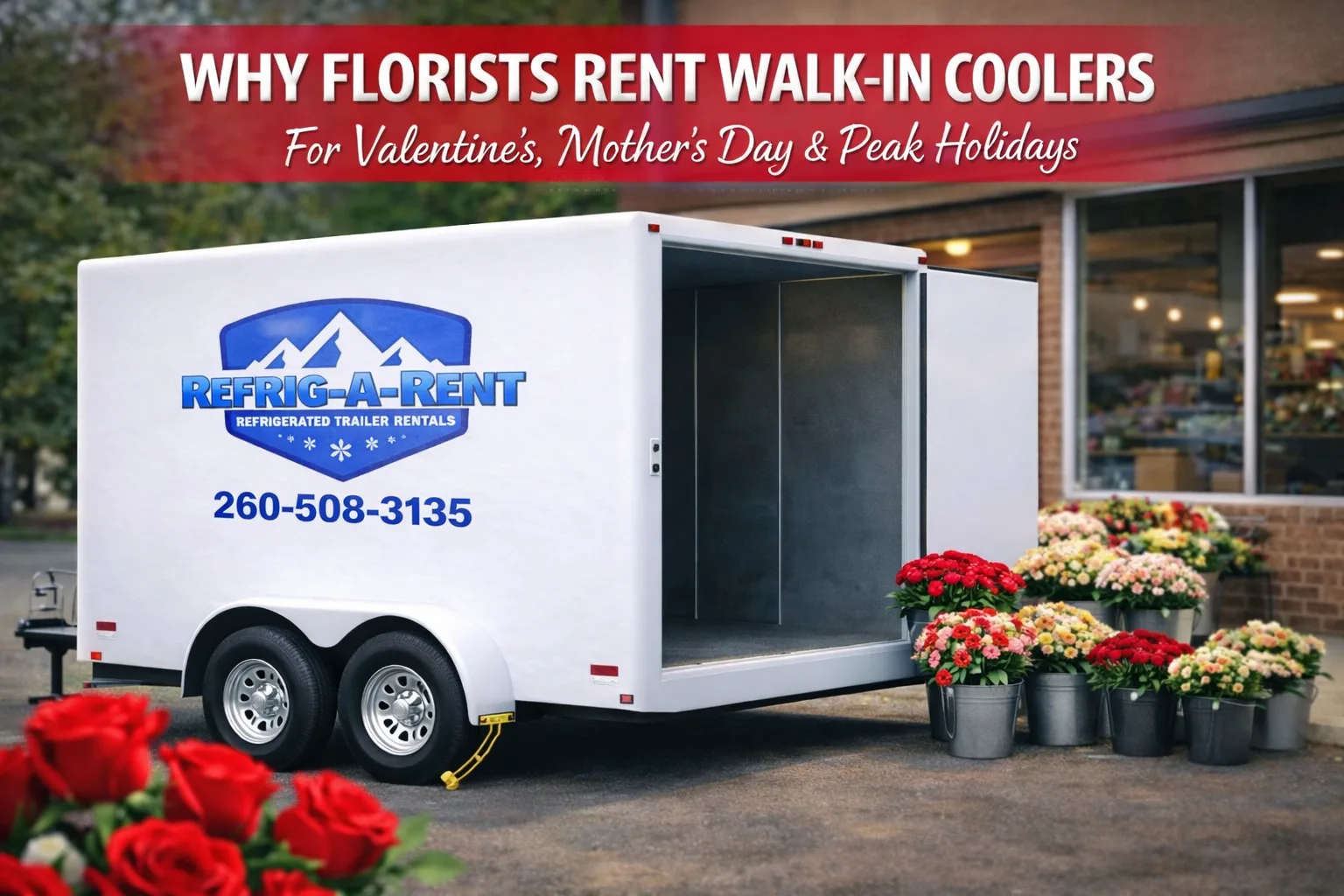 walk in cooler for rent florist refrigarent